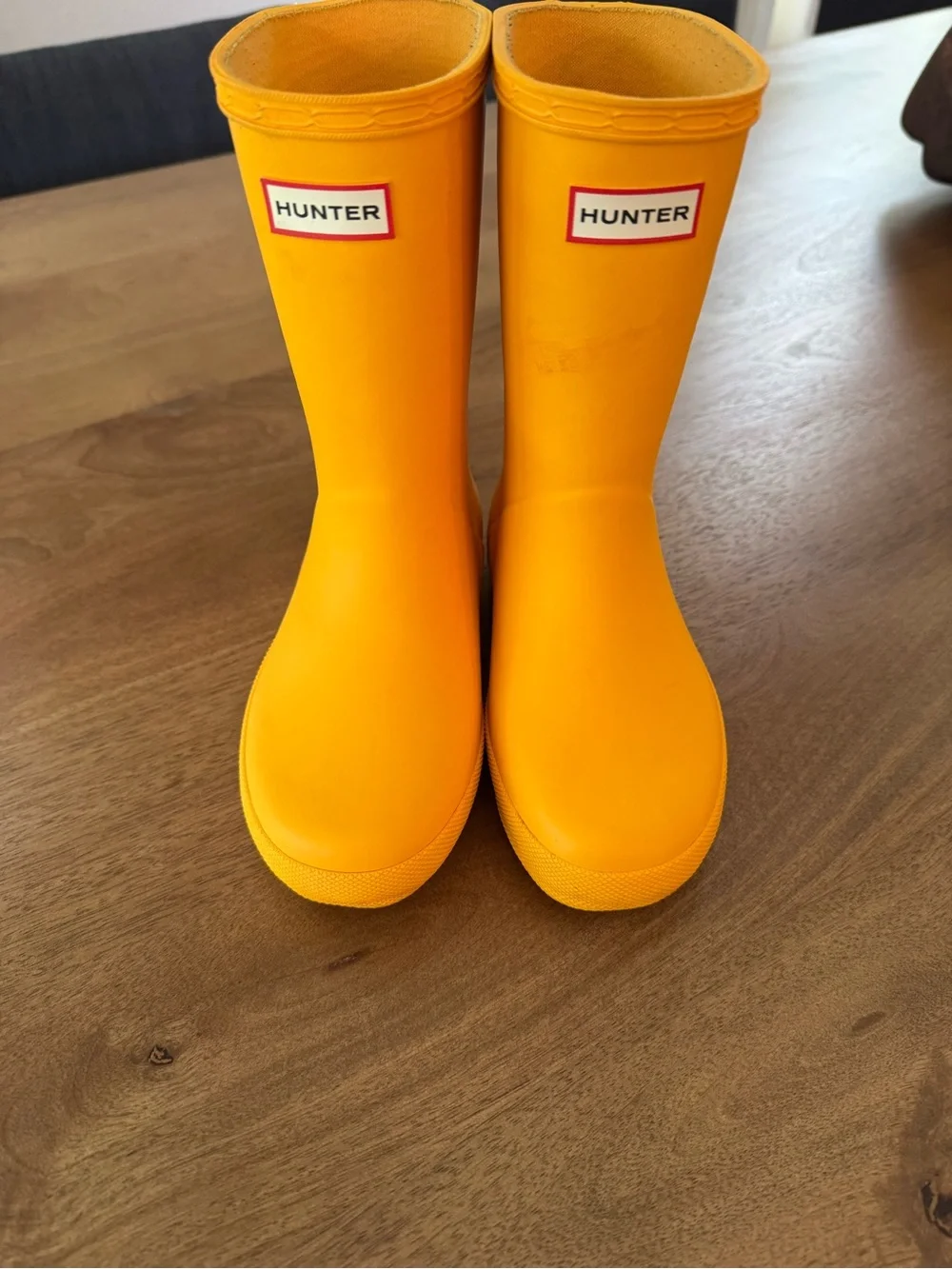 Hunter Bright Yellow Rain Boots